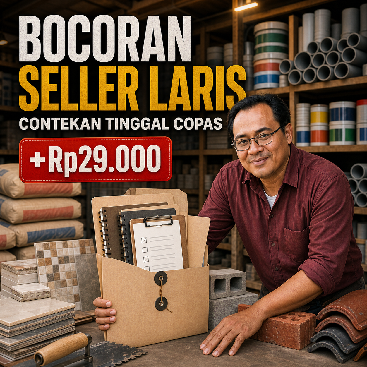Bocoran Seller Laris - Paket Contekan Tinggal Copas
